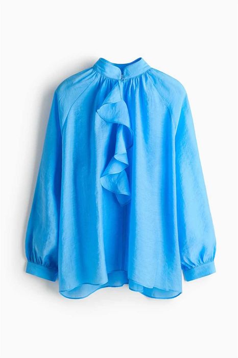 Bluzka M nowa kolekcja Lyocell niebieska PROMOCJA koszula H&M