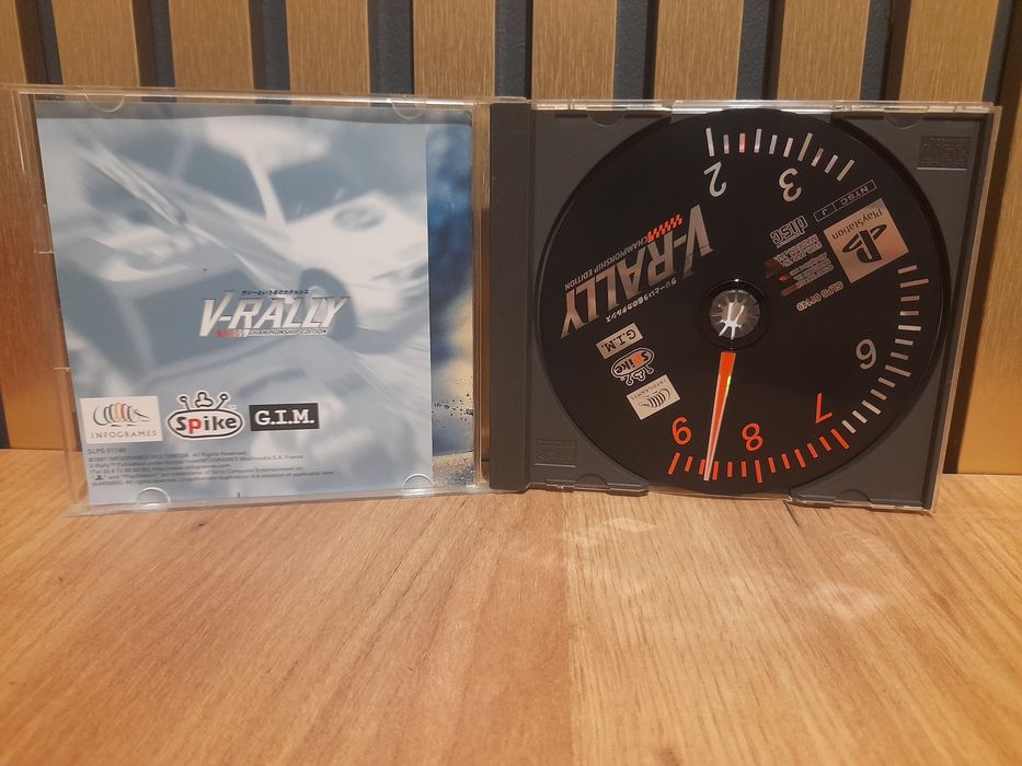 V Rally 1 ps1 psx retro ntsc j kolekcjonerski stan import z Japonii