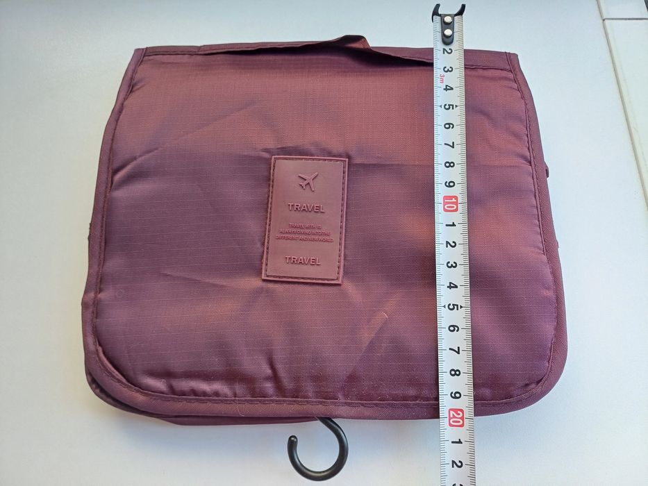 Bolsa de higiene de viagem bordeaux - NOVA