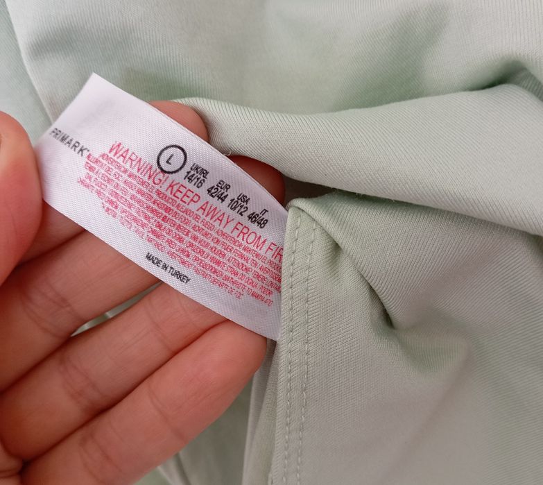 Elastyczne body w kolorze matcha l Primark jak nowe