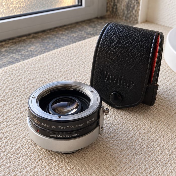 Vivitar Automatic Tele Converter 2X-5 – Made in Japan + Bolsa