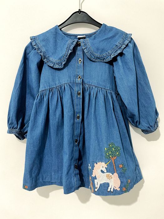 Сукня для дівчинки джинсова