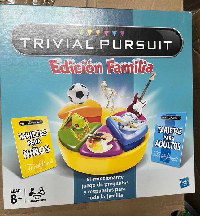 Jogo Trivial Pursuit Edição Família -  versão em Espanhol
