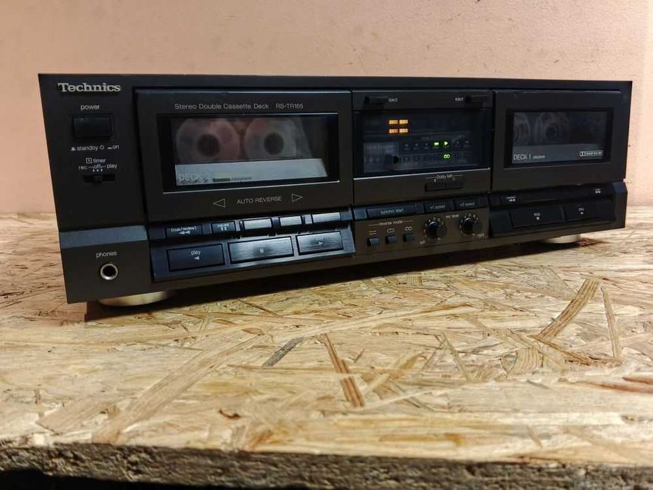 Dwukasetowy Deck! Magnetofon TECHNICS RS-TR165 /Auto Reverse /Wysyłka!