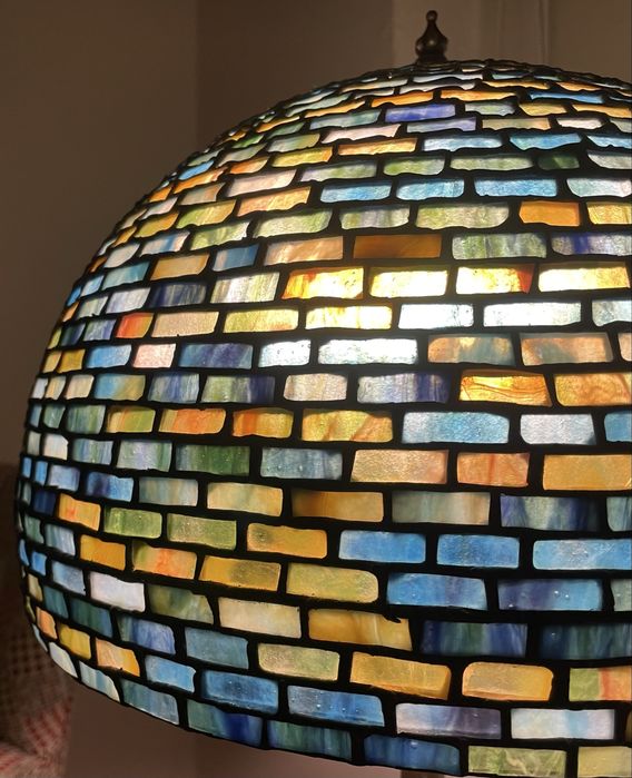 Lampa witraż, mozaika, unikat - 100% ręczna praca, polska pracownia!
