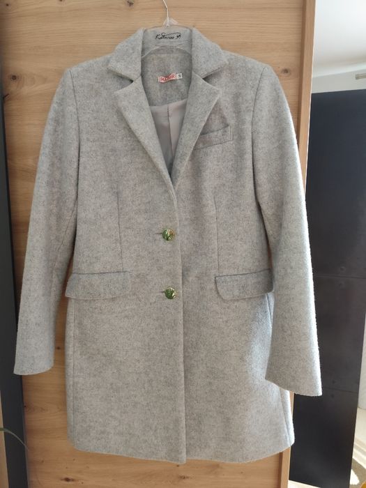 Płaszcz damski szary 38