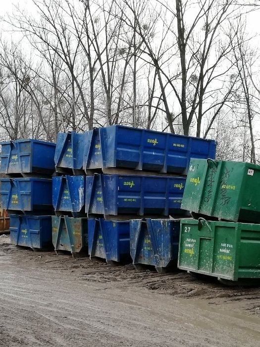 Wynajem kontenerów wywóz gruzu, Kontener KP odpady budowlane