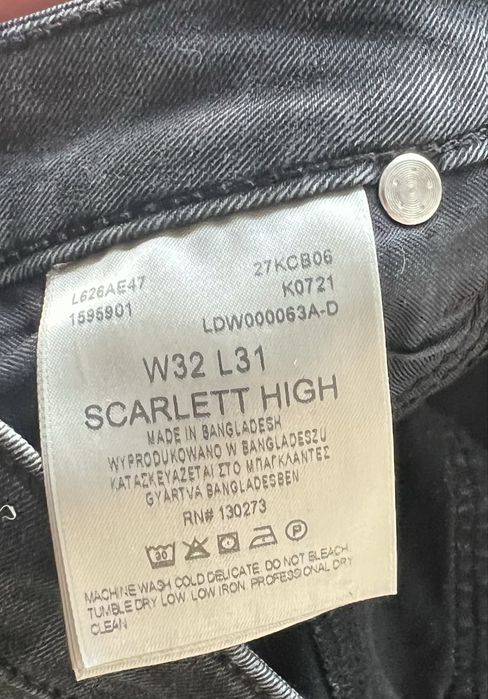 Damskie jeansy Lee Scarlett High - W32 L31