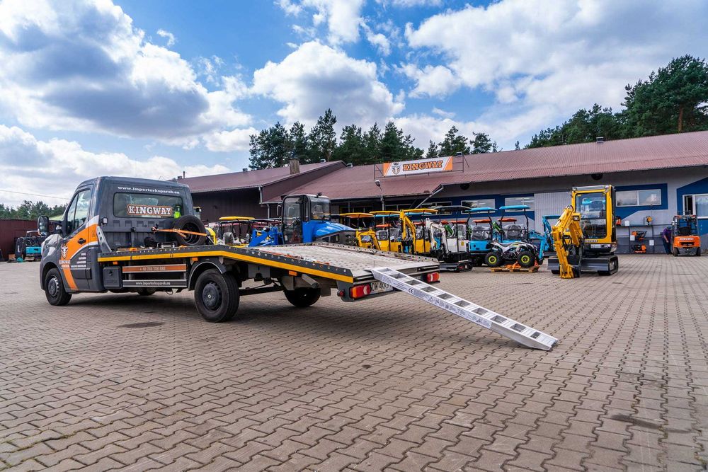 NOWE Najazdy Aluminiowe 3 metry 2 tony Lekkie Minikoparka Ładowarka Wozidło Traktor Przyczepka