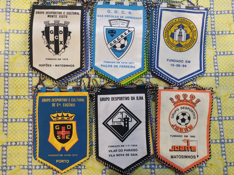 Galhardetes escolas Arreigada Ilha Sto Eugénio Monte xisto Sto Antônio