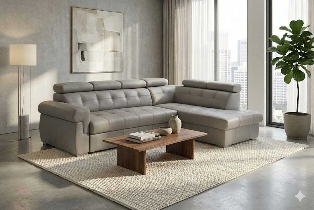 Narożnik Skórzany Alto. Skóra naturalna kanapa