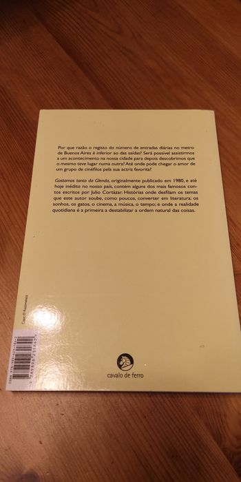 "Gostamos tanto da Glenda", de Júlio Cortazar LIVRO NOVO