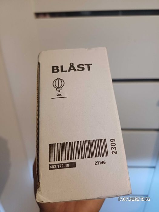 Końcówki do karnisza Ikea Blast loft