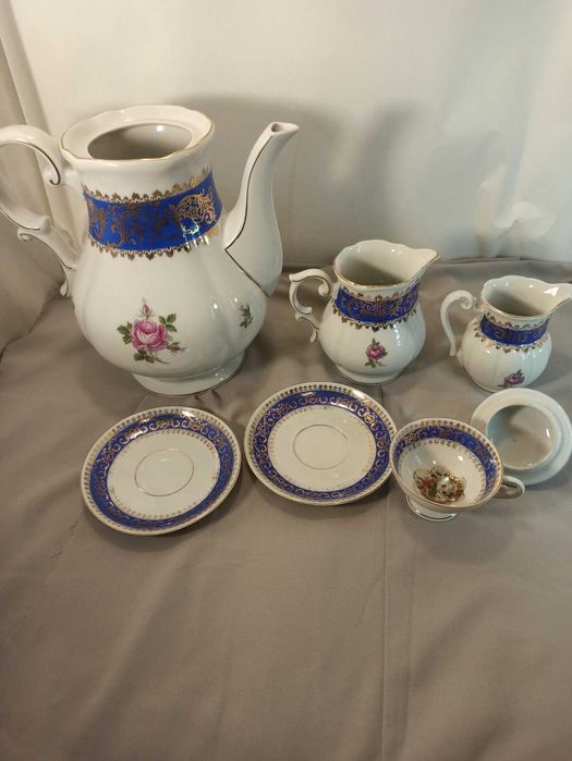 Неполный сервиз мадонна OSKAR кобальт винтаж
