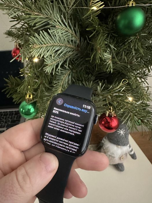 Apple Watch Series 7 45mm Midnight Alu