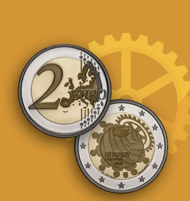 Moedas 2€ “Rotary” 100 anos