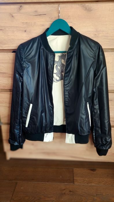 Двусторонній бомбер KIRKULAR (шкіра ягня/плащівка)