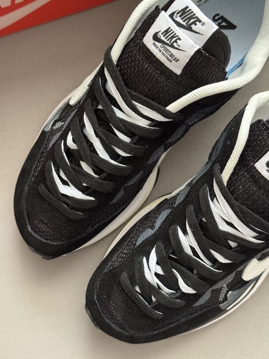 Кросівки чоловічі Nike Vaporwaffle Sacai Black 36-45. Без передоплати.