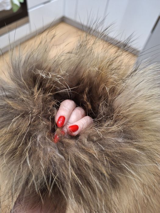 Opaska na głowę - futro lisa naturalne - Nowa