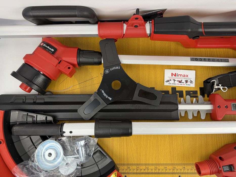 Einhell GE-LM 36/4 in 1 Li-Solo (кущоріз- висоторіз, тример-коса)