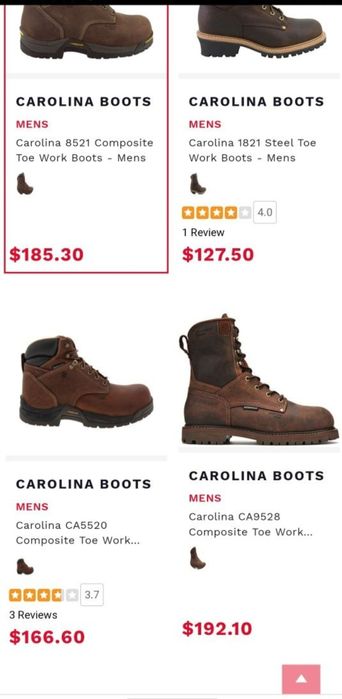 CAROLINA BOOTS Waterproof р 46 Трекінгові робочі ботінки