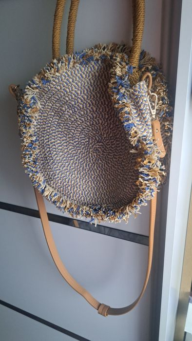 Torebka pleciona ze słomy Orsay