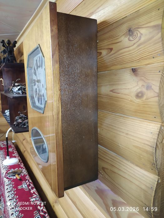 Годинник настінний, механічний, маятниковий Янтарь. З боєм.
