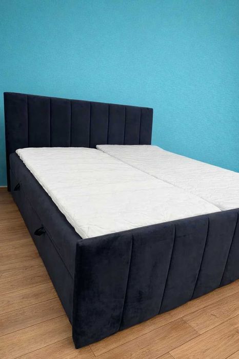 Łóżko kontynentalne 200x200 + Topper GRATIS