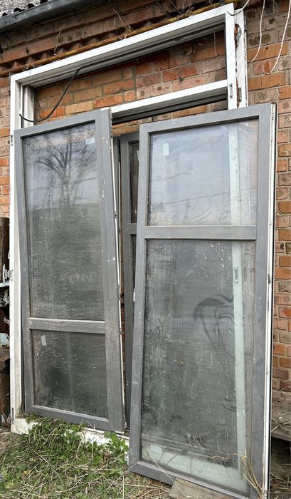 Двері вхідні з металопрофілю Rehau 270*160