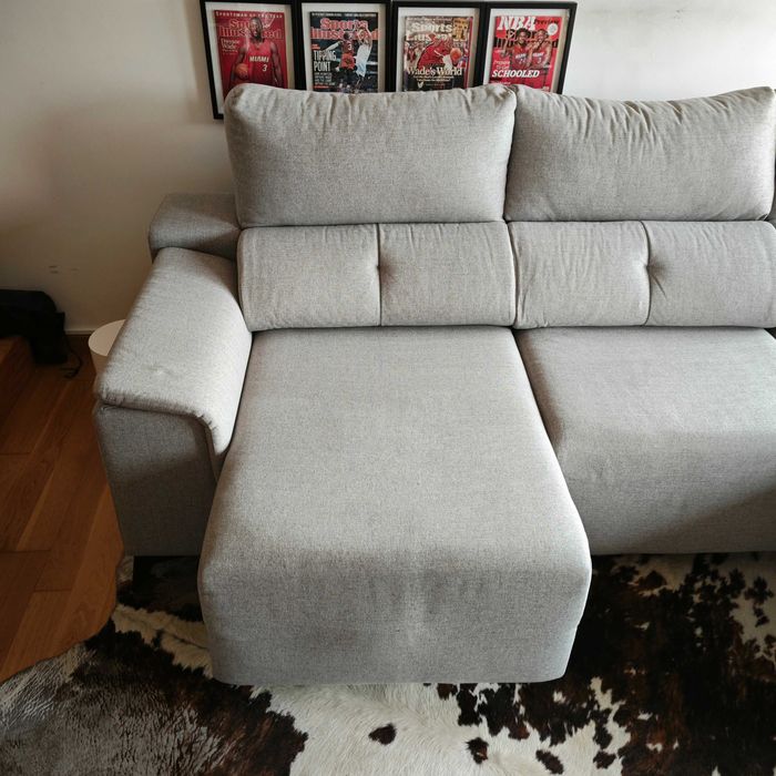 Sofa/chaise longue grande IMACULADO (já impermeabilizado)