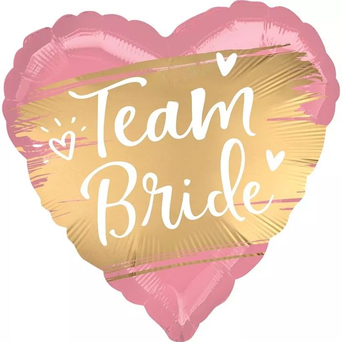 Balon foliowy Team Bride. Amscan