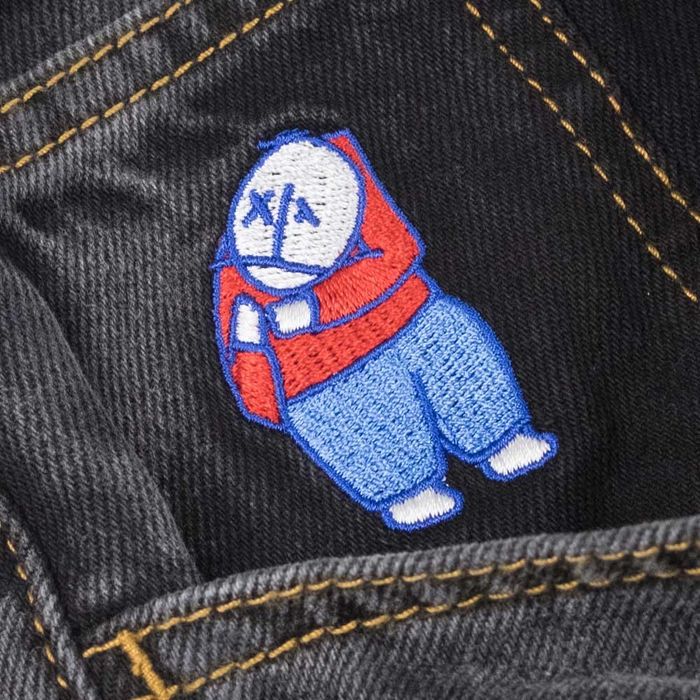 Pants Polar big boy washed black XXS,XS,S