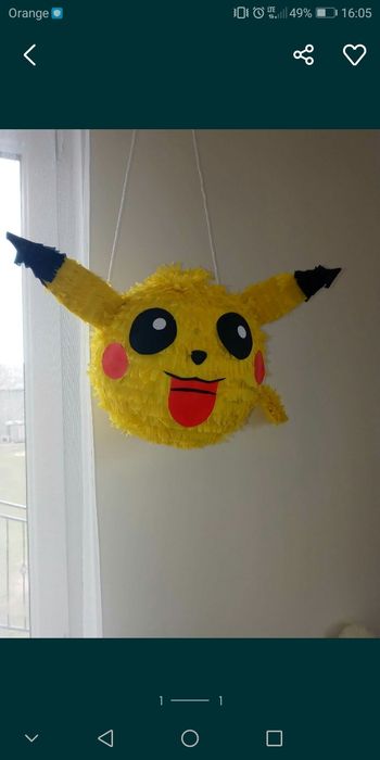 Piniata pokemon pikachu