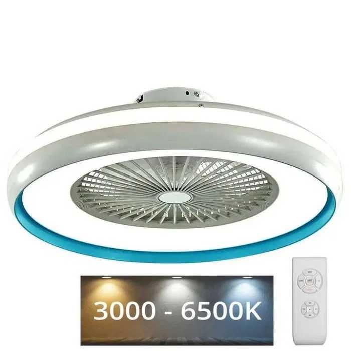 Wentylator Sufitowy V-TAC Wbudowany 45W LED 3000lm + Pilot