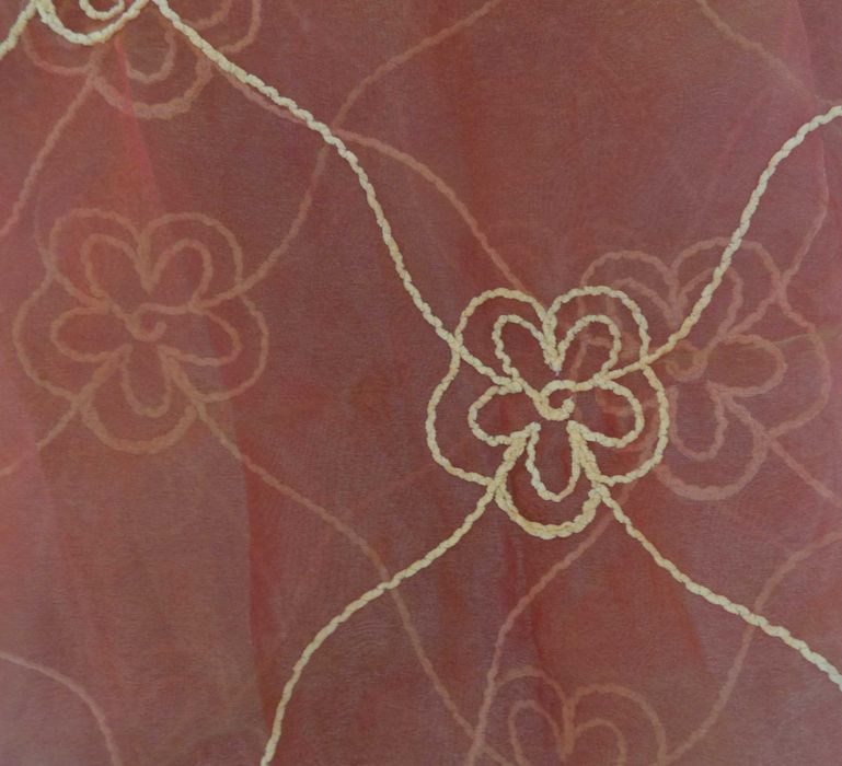 Cortinado em Tom Laranja