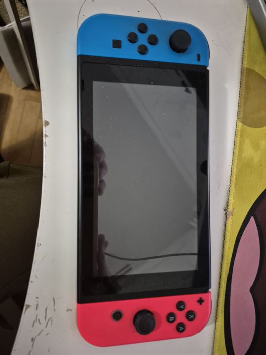 Konsola Nintendo Switch v1 blue&red plus dodatki