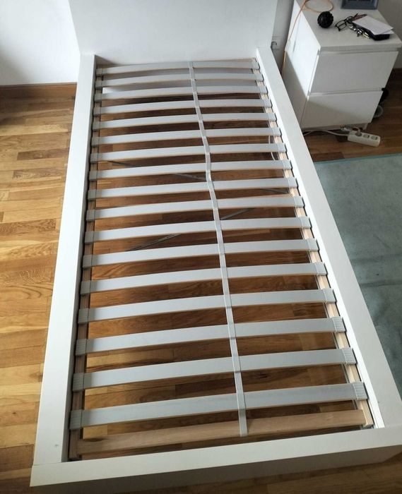 Cama IKEA MALM Individual + Estrado + Colchão Molaflex