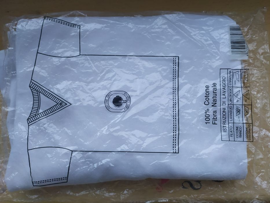 Koszulka biała t-shirt 100 % bawełna