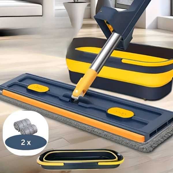 Esfregona automática de 360° para uma limpeza fácil