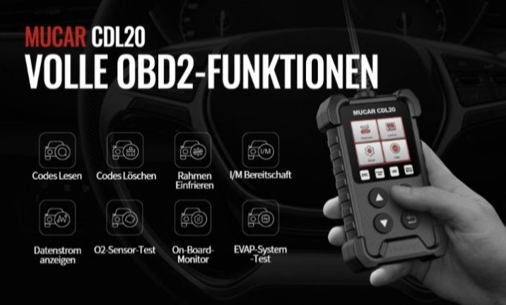 Przewodowy Skaner 1 szt została Diagnostyczny MUCAR CDL20