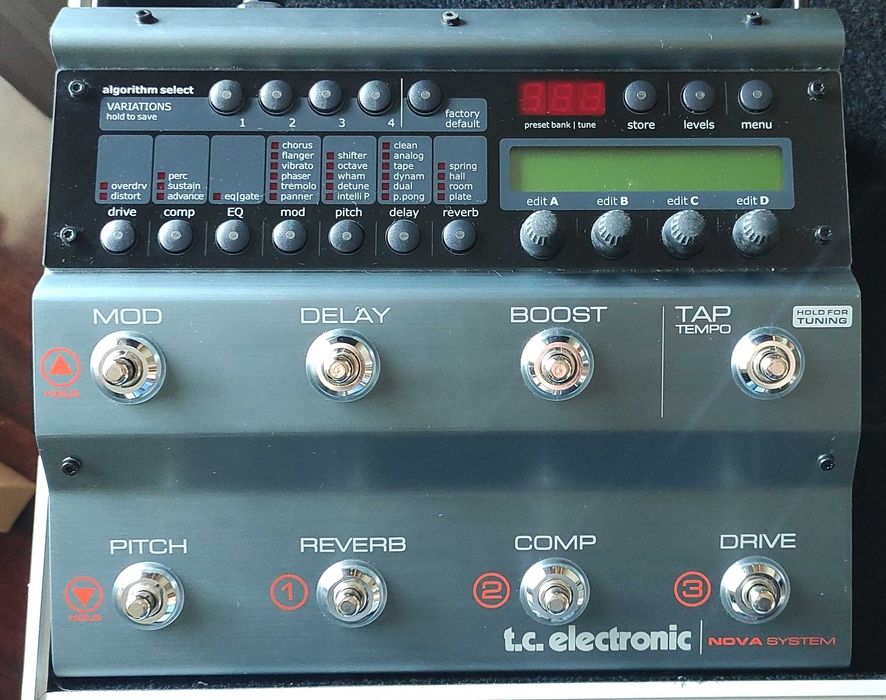 Pedaleira Multi efeitos NovaSystem