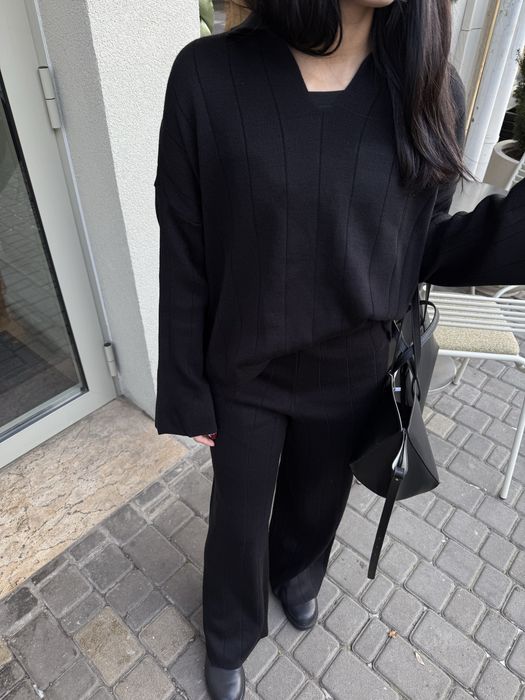 Трикотажный костюм на осень/зиму, костюм ангора, костюм двойка