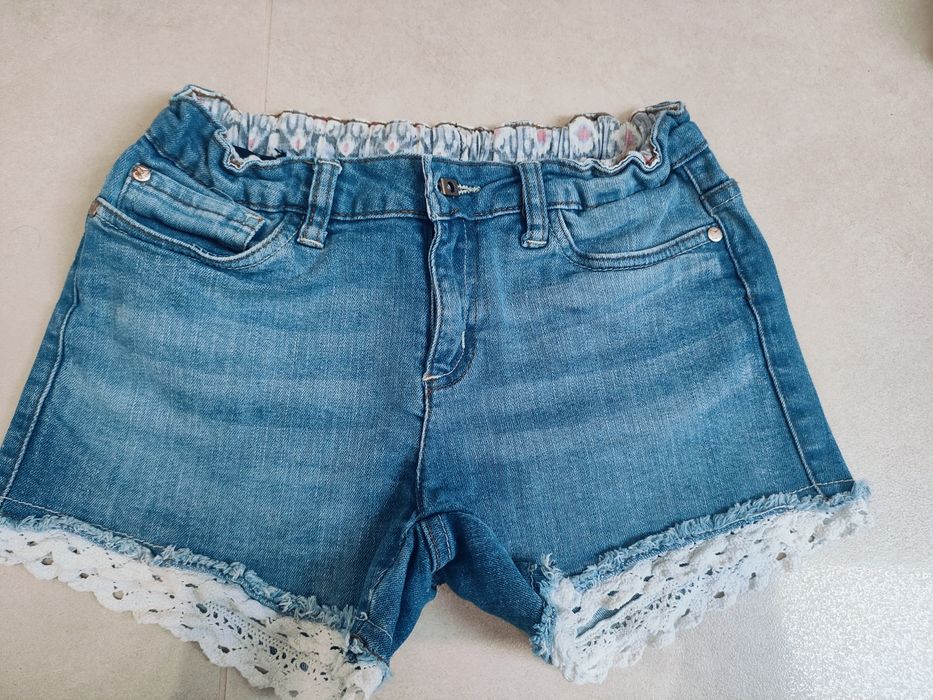 Krótkie spodenki jeansowe rozm 152