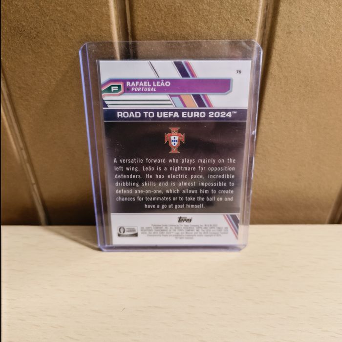Rafael Leão /50 Topps Finest Euro 2024