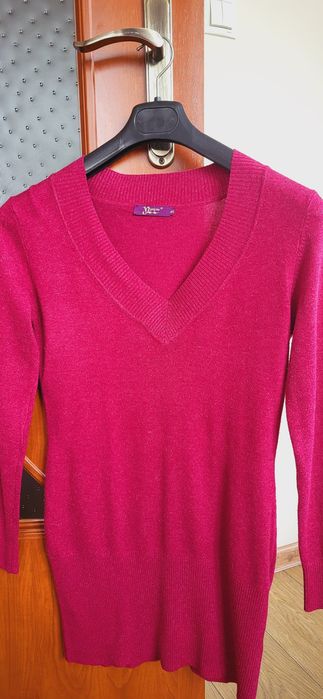 Sweter Fuksja Rozmiar L