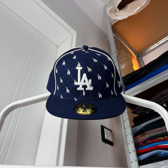 czapka New era la dodgers hip hop swag navy monogram