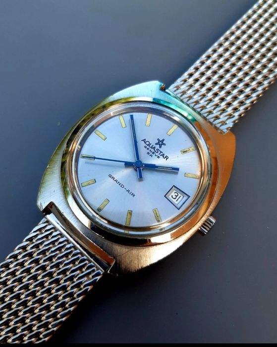 Relogio vintage Aquastar Grand Air ,coleção,lindíssimo