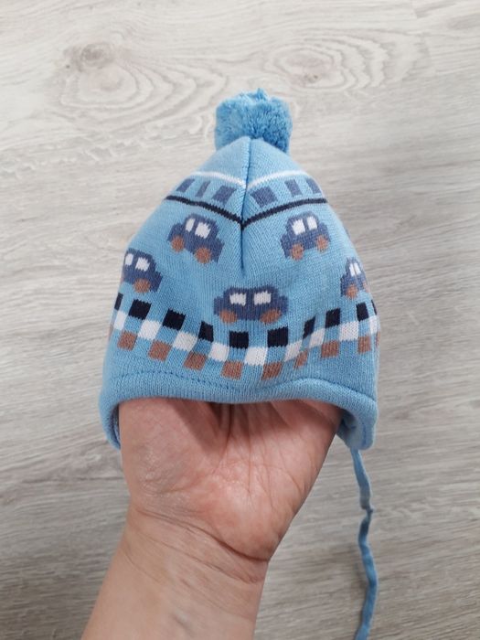 Czapeczka dla chłopca rozmiar 62