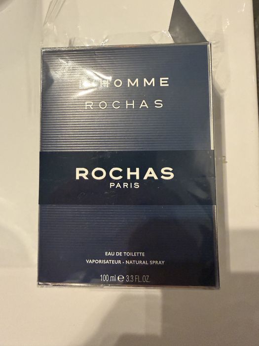 L’homme Rochas EDT 100 ml em caixa usado só uma vez, novo 100Ml