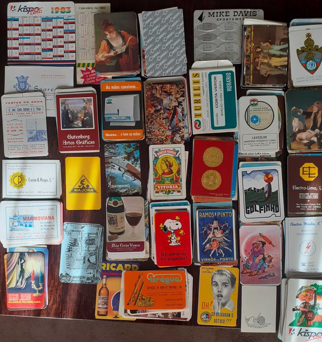 Calendários de bolso